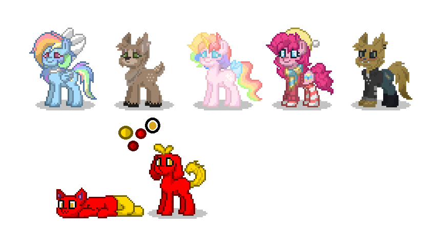 Картинки скинов в pony town