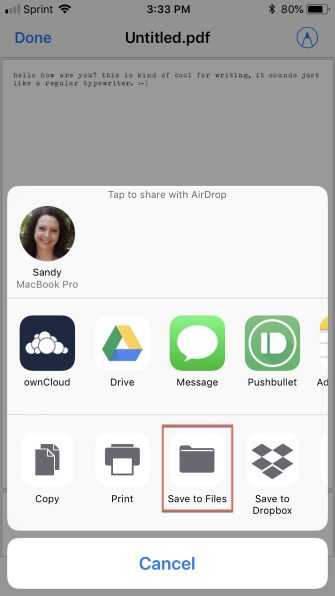 Как сохранить в pdf страницу сайта на iphone (ipad) для чтения без интернета