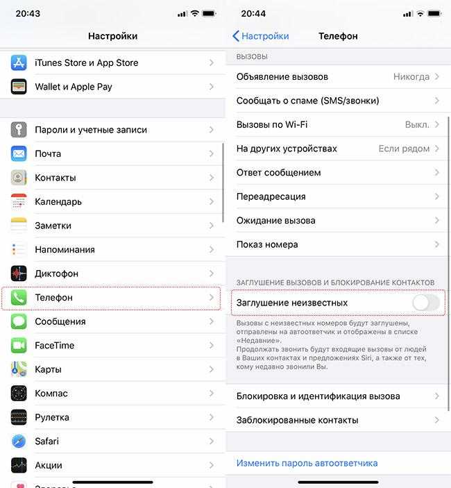 Как настроить вызовы только из списка контактов