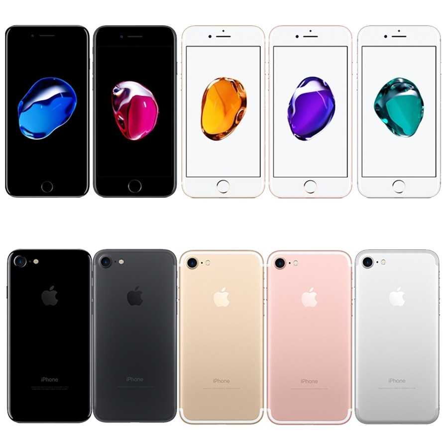 Iphone 7 цвет черный оникс
