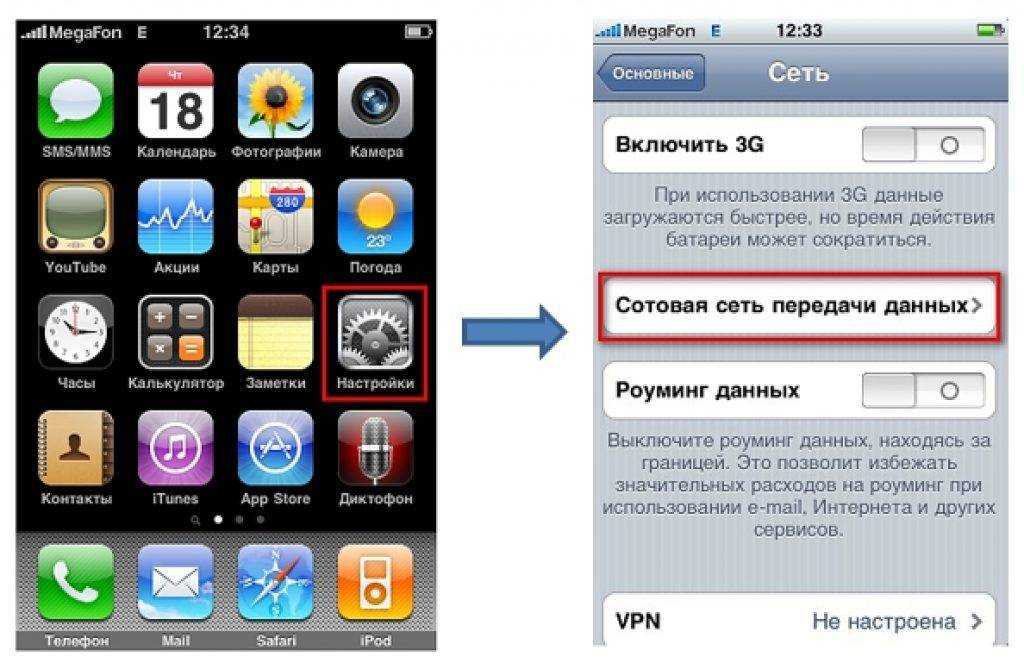 Как включить интернет на айфоне 5s мтс видео
