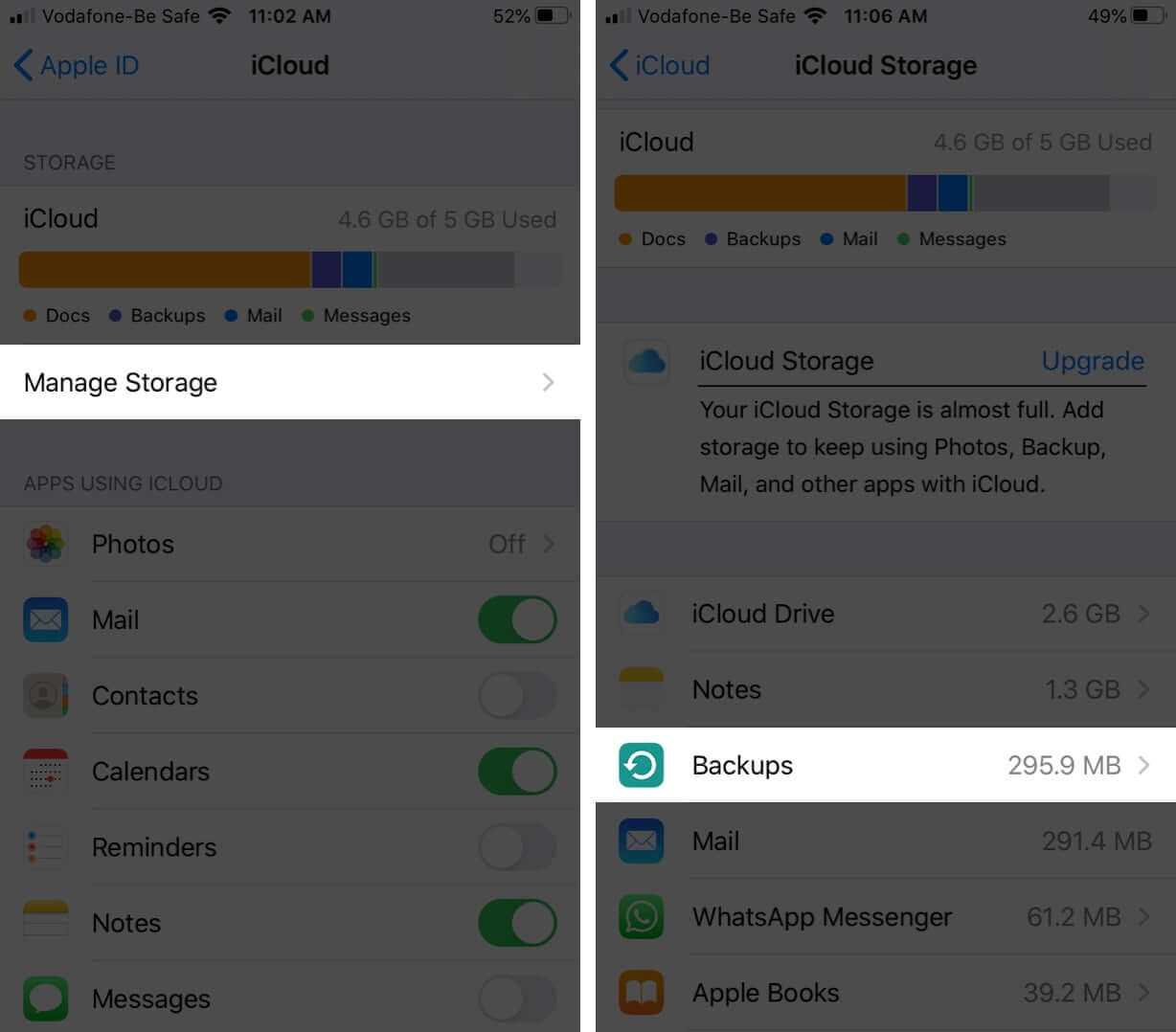 Фото icloud отключить на iphone