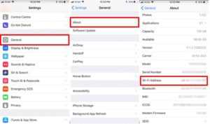 Как узнать mac адрес телефона