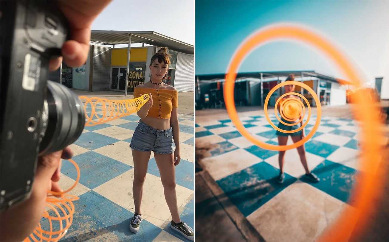 Как на айфон сделать фото в движении размазанное