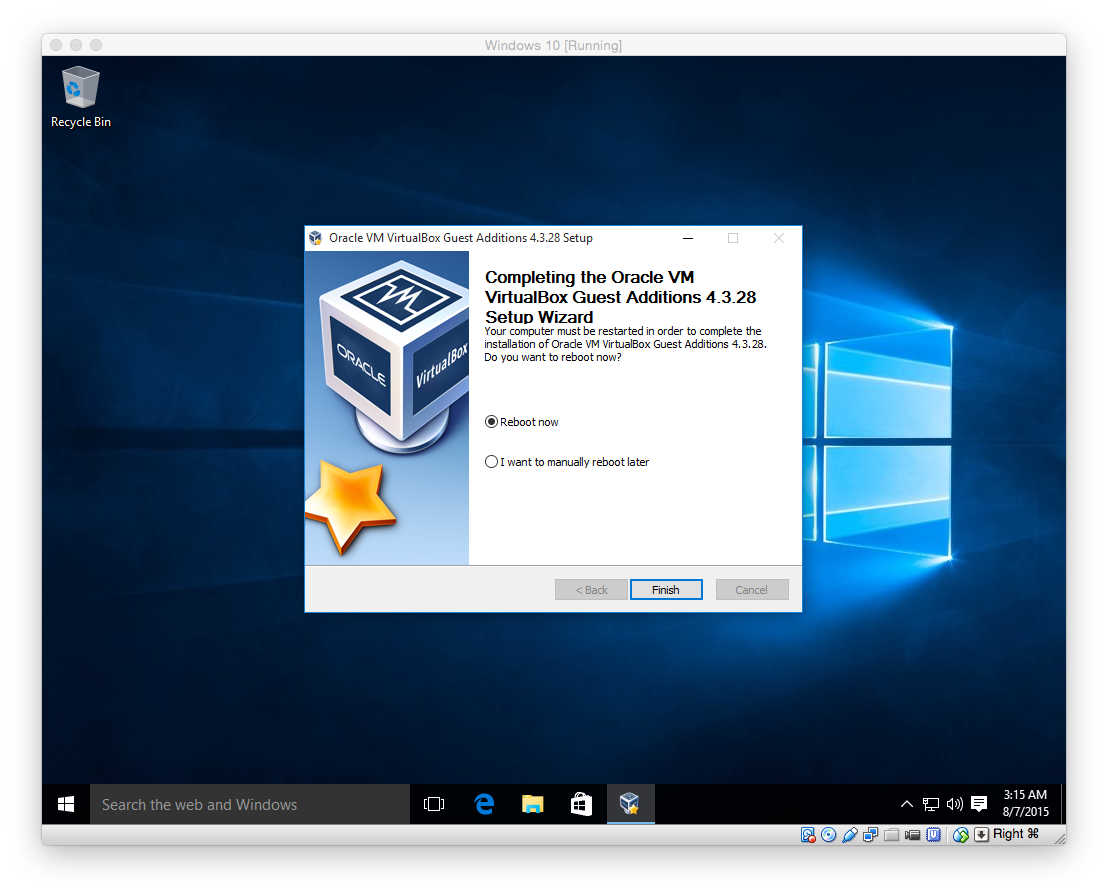 Virtualbox установка windows xp