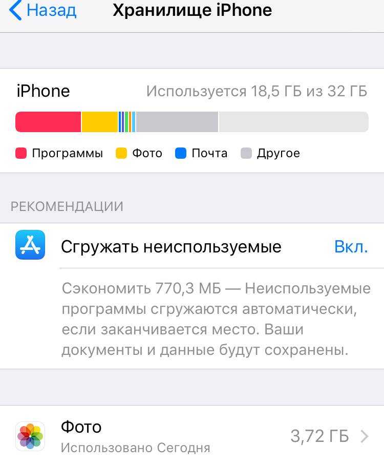 Iphone заполнен? как освободить место, удалив «документы и данные»