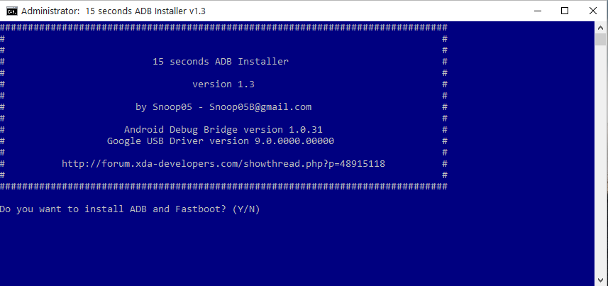 How to install and use adb, the android debug bridge utility