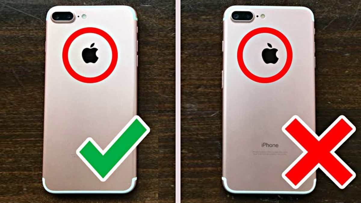 Мы сравнили поддельный iphone 7 с оригинальным. они опасно похожи