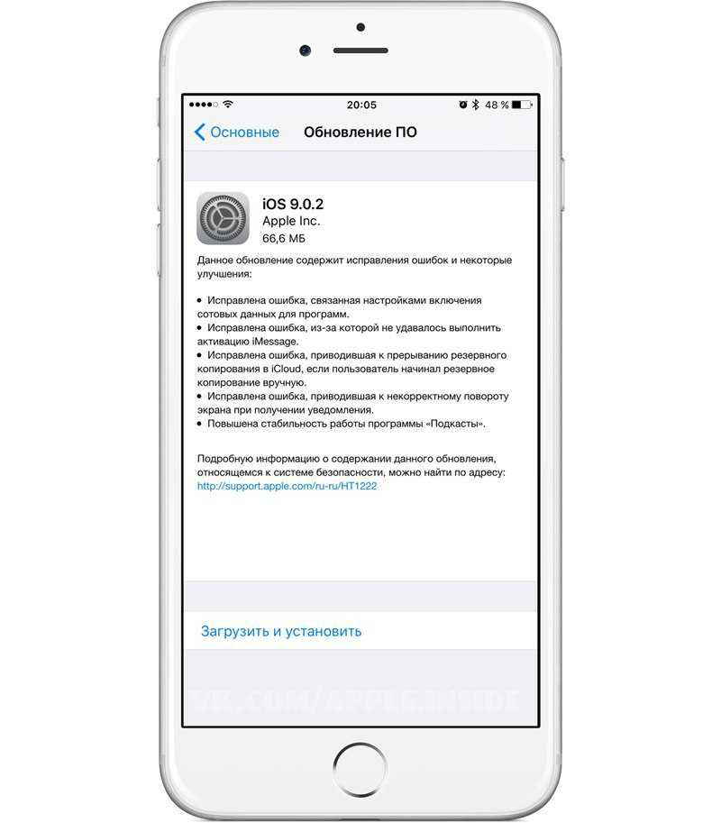 После обновления ios пропали фото