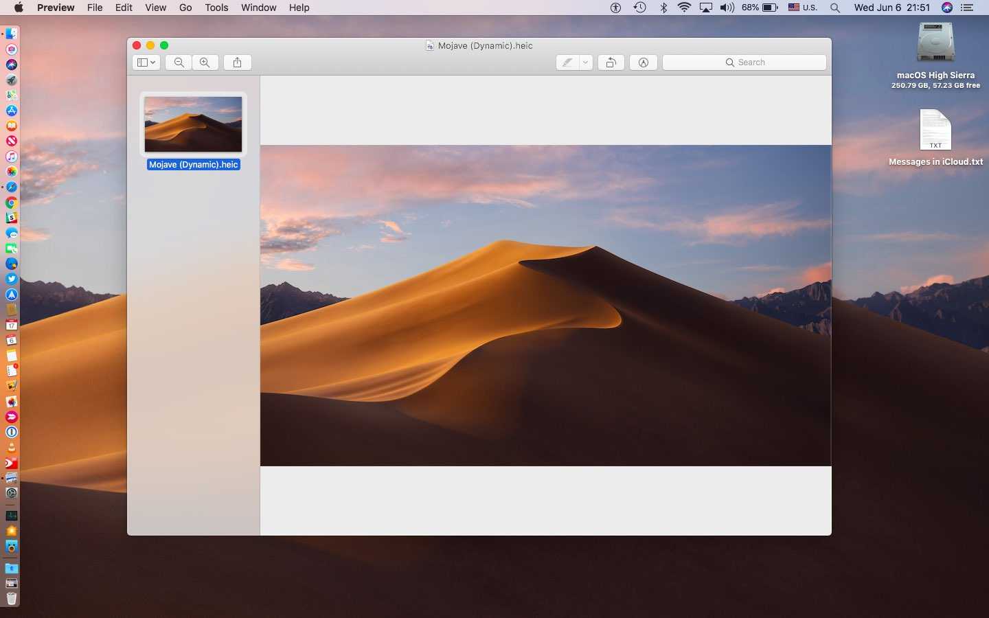 Mojave Dynamic desktop