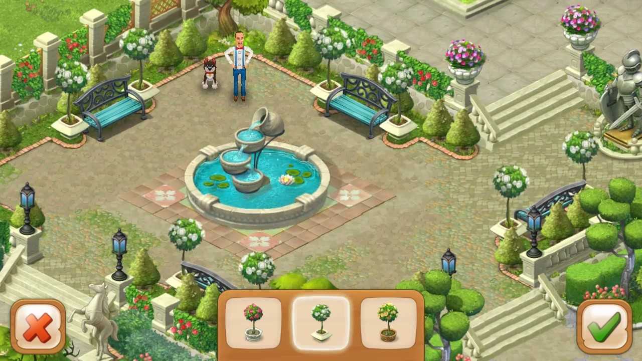 Игра gardenscapes