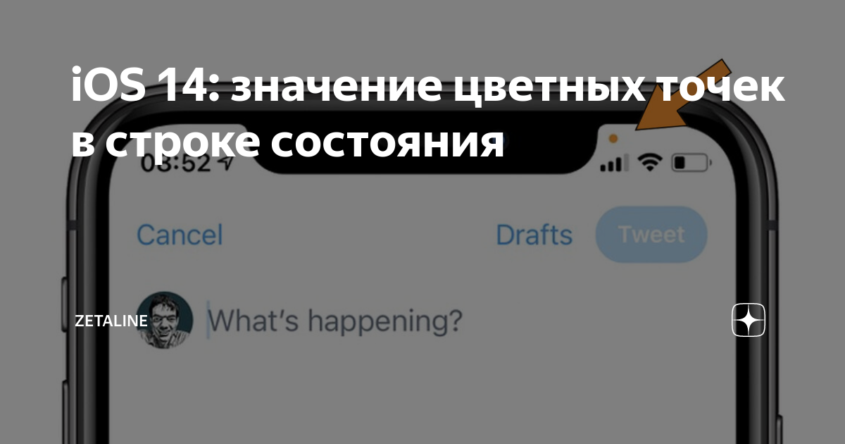 Зеленая, оранжевая или красная точка вверху экрана iphone: для чего они нужны? - яблык: технологии, природа, человек