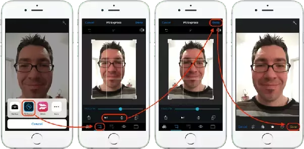 Как выключить отзеркаливание фото на айфоне