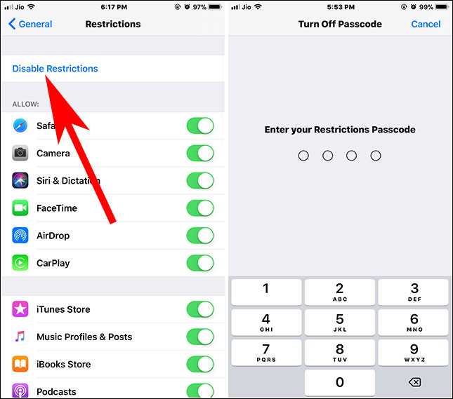 Айфон без ограничений. Код пароль ограничений на айфоне. Ограничения на приложения iphone. Как убрать ограничение без пароля. Что такое пароль ограничений на айпаде.