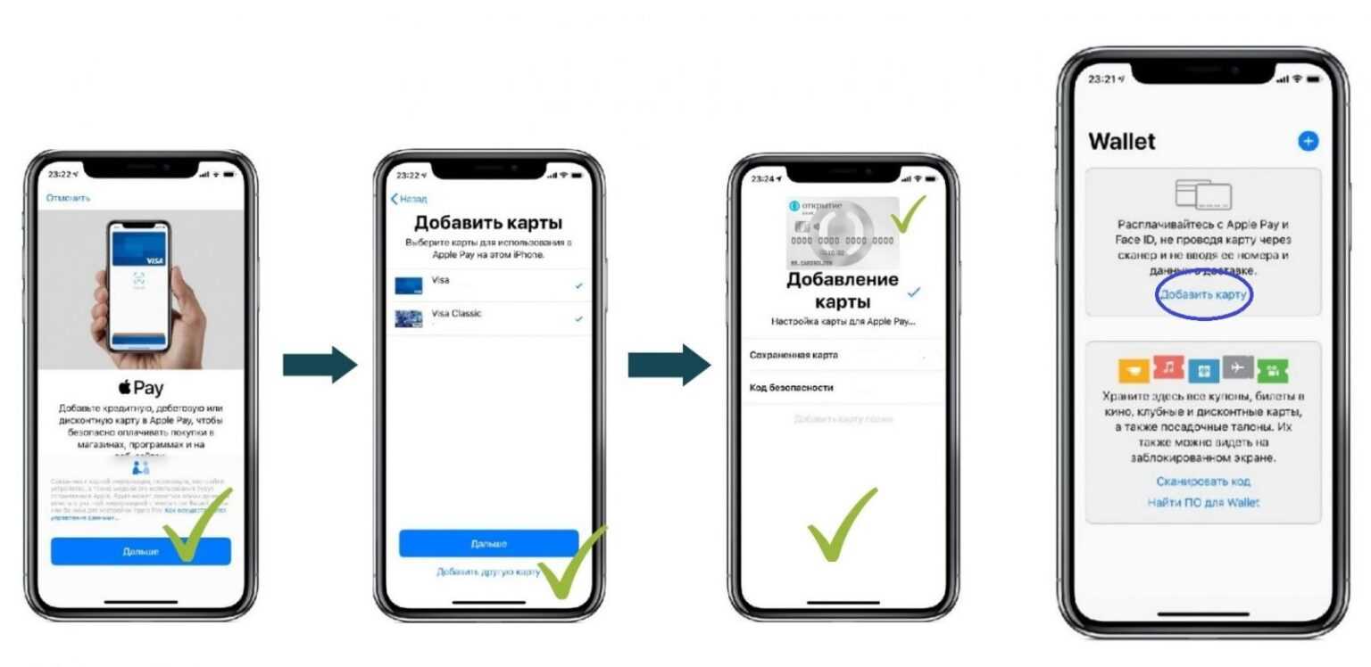 Apple watch wallet карта по умолчанию