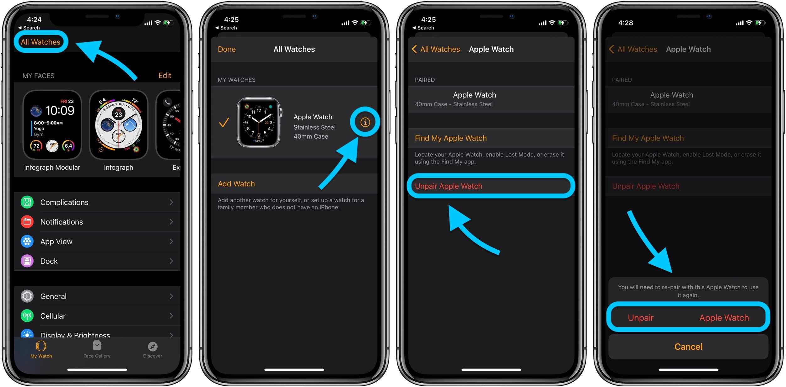 Как автоматически устанавливать, переставлять и удалять приложения на apple watch |