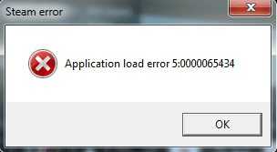 Application error. Ошибка application load Error 5 0000065434. Ошибка application Error. Steam application Error. Error 5.