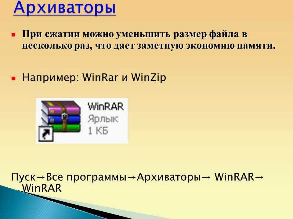 Что такое архивация для чего она нужна