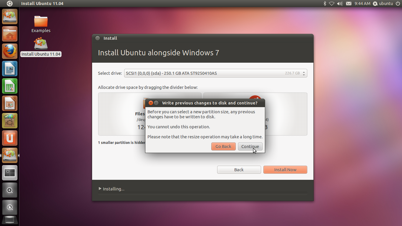 Установка ubuntu