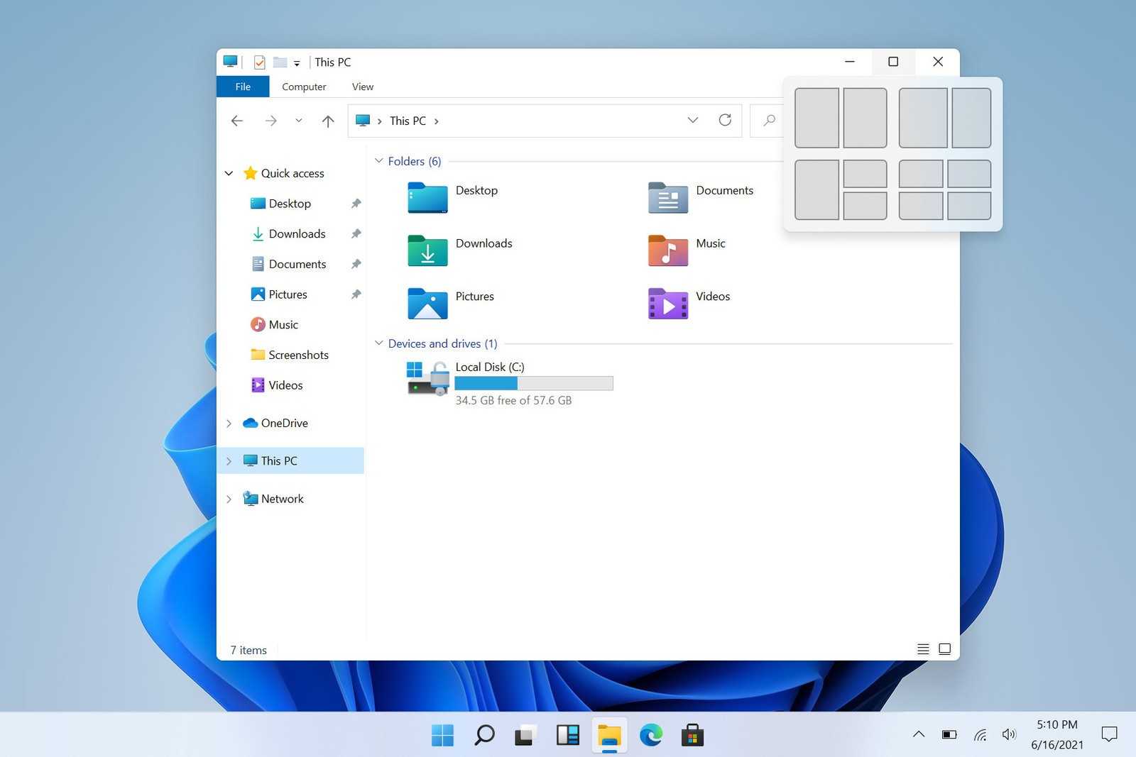 Как закрепить папку на панели задач windows 10