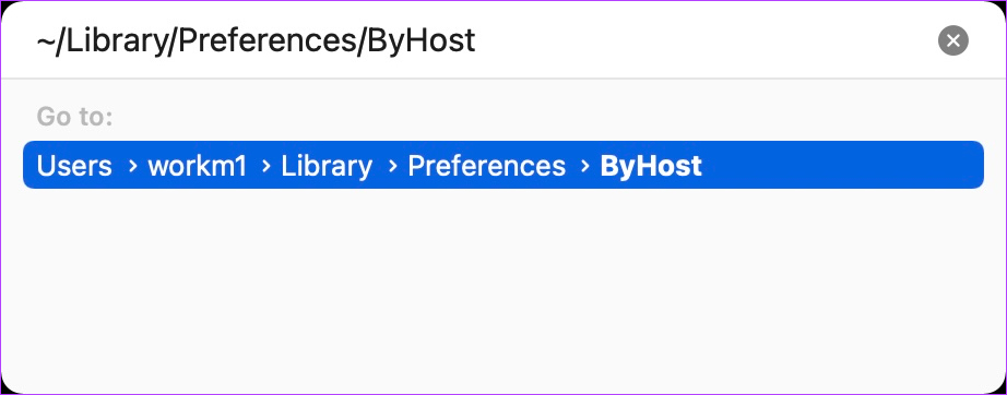 Library preferences